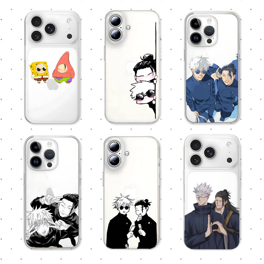 Phone Cases Jujutsu Kaisen - Cover Trasparente S-Satoru Gojo Suguru Geto